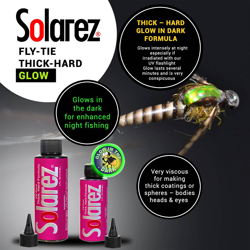 Solarez Uv Fly Tying Resin Glow In The Dark Formula Best Fly Tying