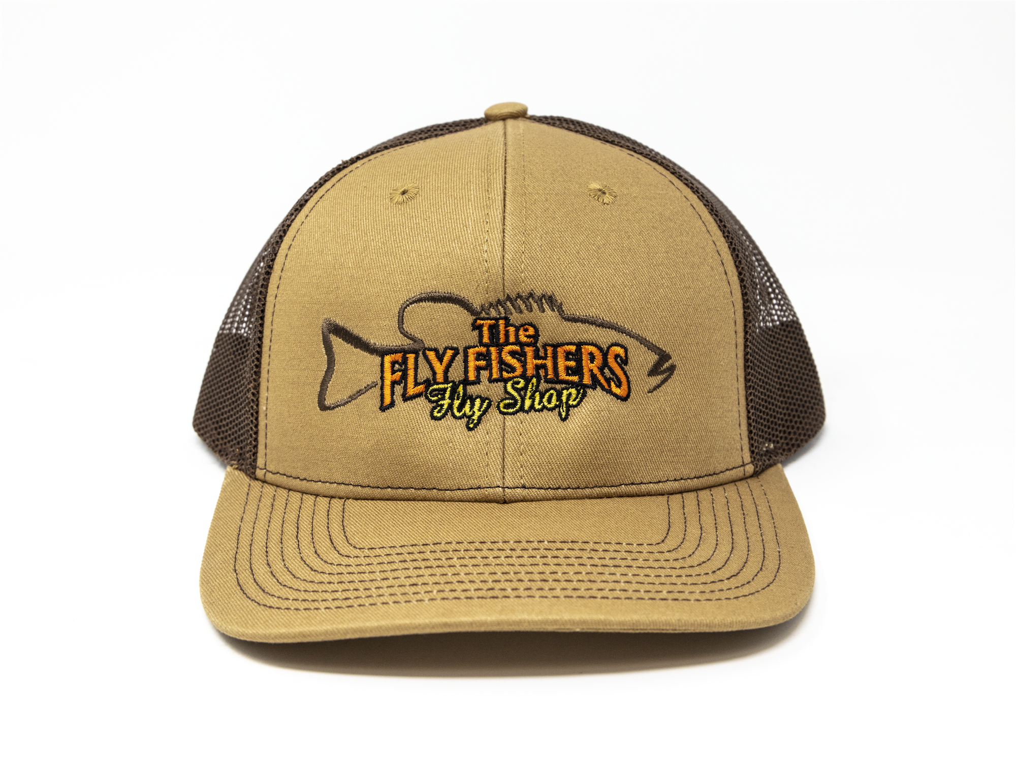 Order smallmouth bass custom fly shop trucker hats online at TheFlyFishers.com
