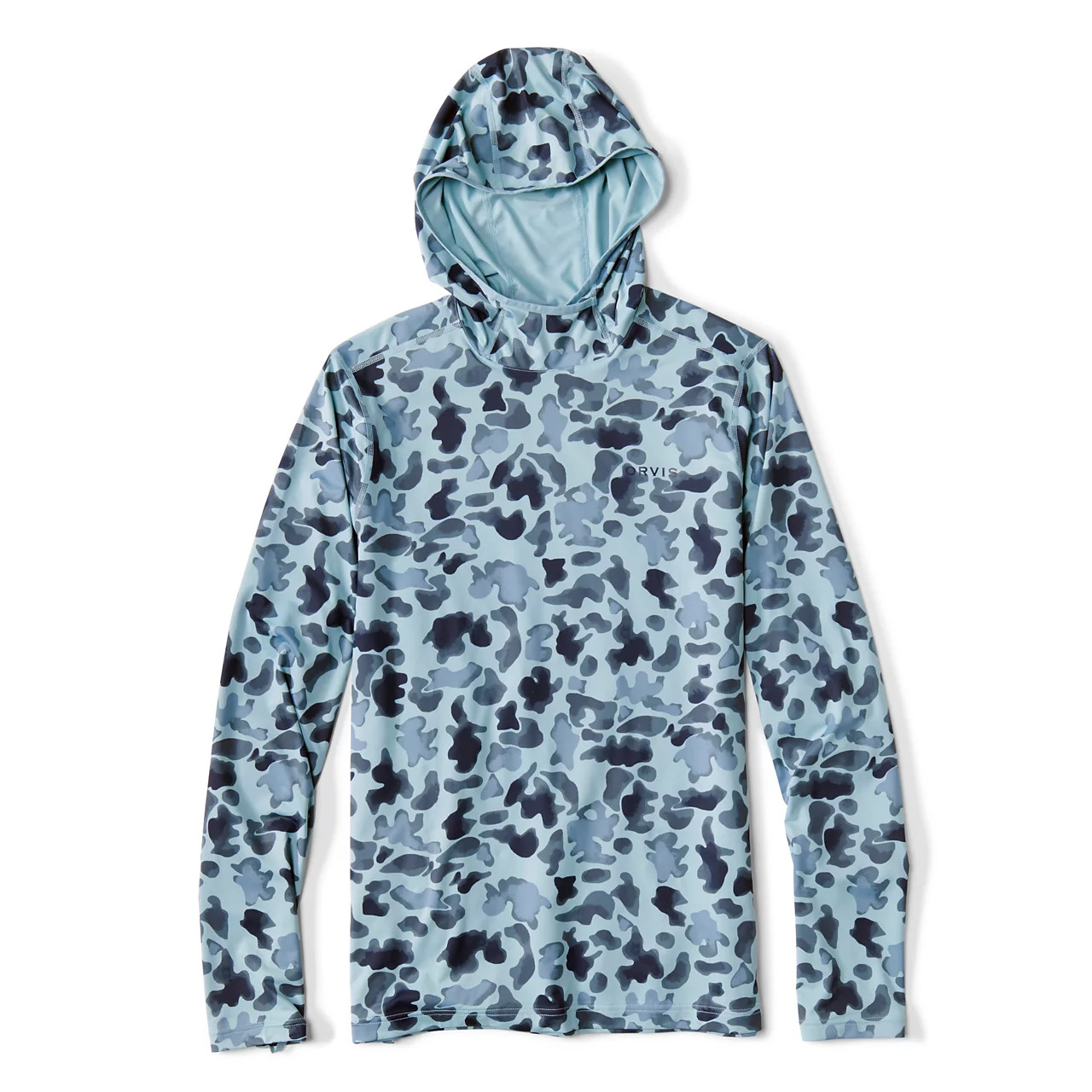 Orvis Sun Defense Hoodie Blue Water Camo Orvis Sun Defense Hoodie Blue Water Camo