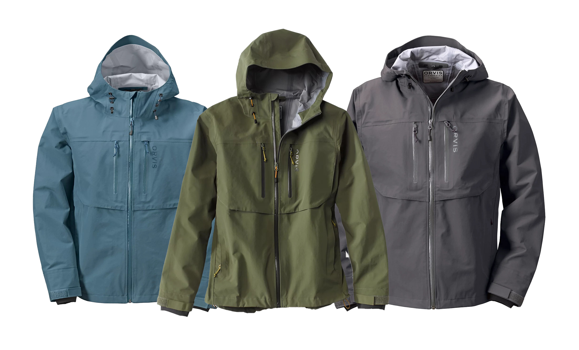 Orvis Men's Clearwater®  Wading Jacket All Colors offered in the Orvis Men's Clearwater®  Wading Jacket