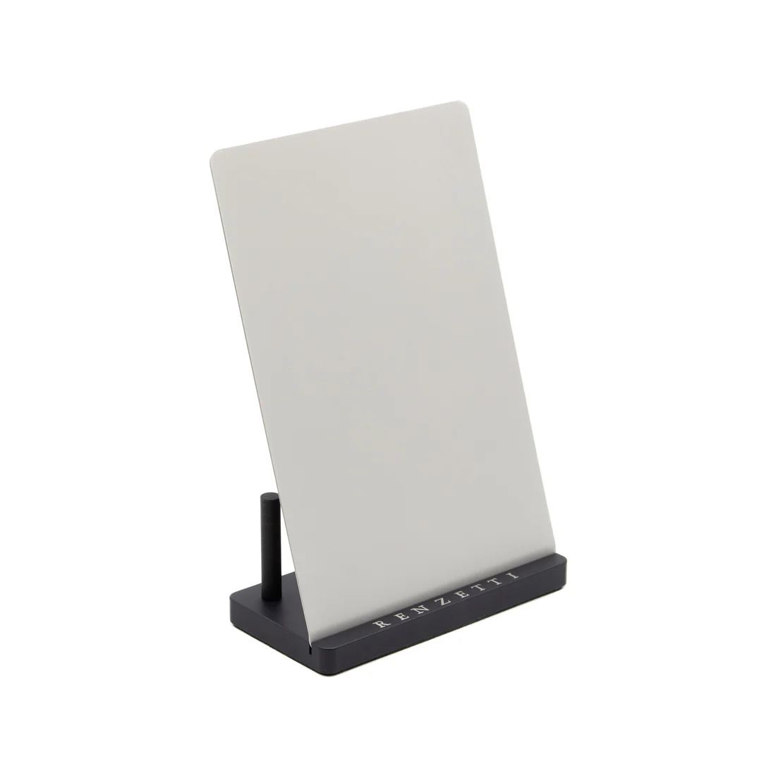 Renzetti Visual Enhancement Plate w/ Base Angled view of the Renzetti Visual Enhancement Plate w/ Base