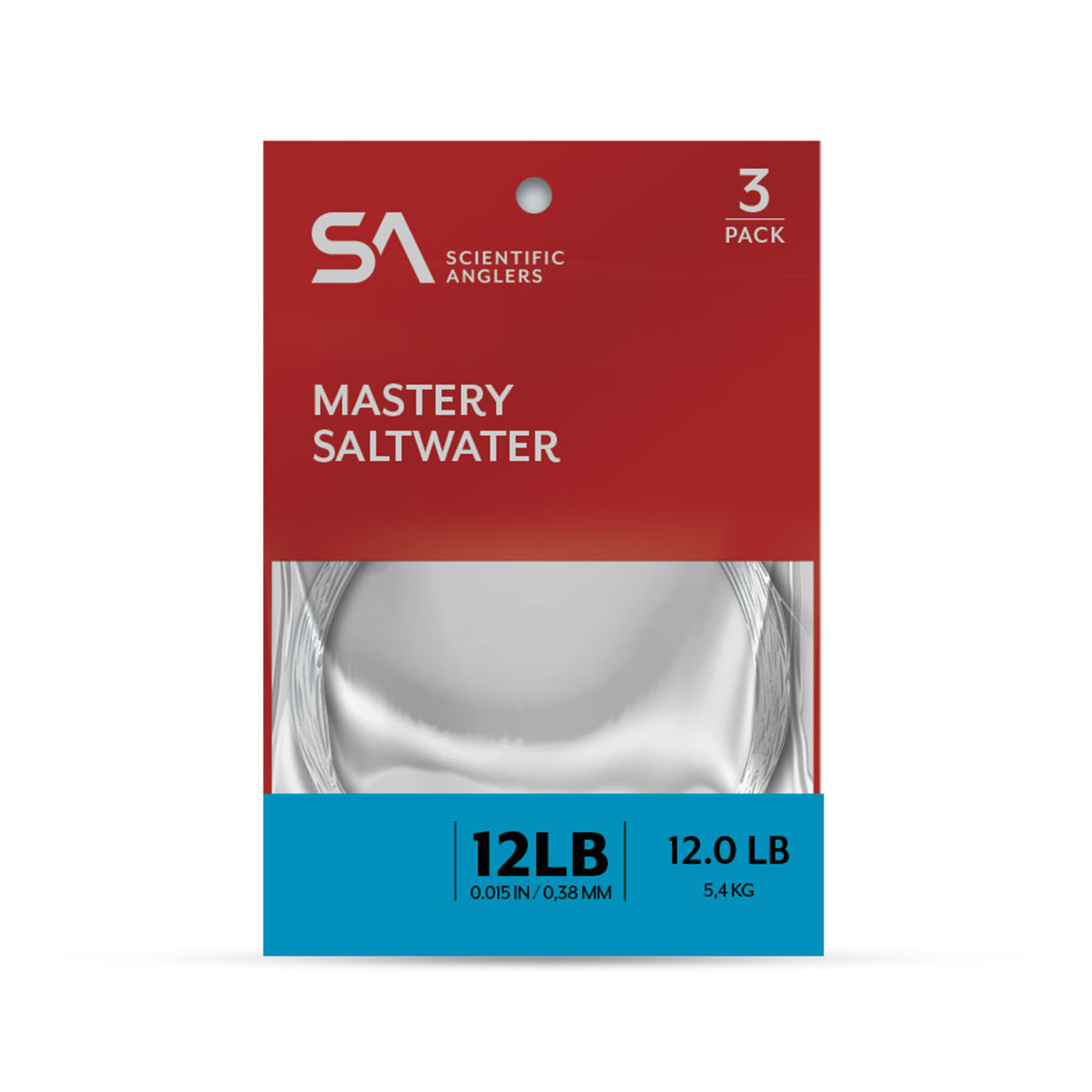 Scientific Anglers Mastery Saltwater Leader 3 Pack 10ft and 12ft saltwater tapered leader for fly fishing