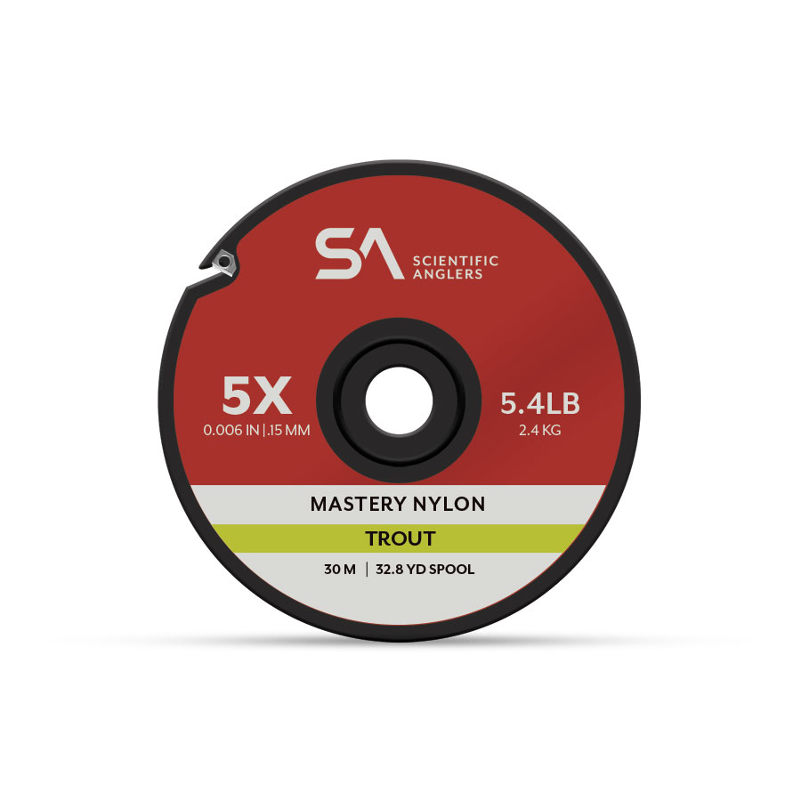 Scientific Anglers Mastery Trout Tippet Freshwater tippet designed for dries, nymphs, and indicators