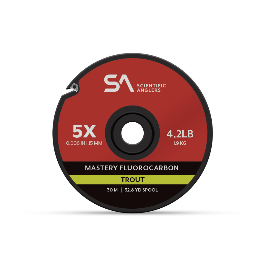 Scientific Anglers Mastery Trout Fluorocarbon Tippet Scientific Anglers Mastery Fluorocarbon Tippet used for stealthy trout presentations