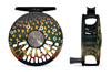 Shop in stock custom Abel TR fly fishing reels native brook trout artwork.