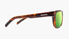 Side profile view of the Bajio Hopedale Polarized Sunglasses Brown Tortoise Green Mirror