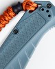 Close up view of handle and lanyard attachment point on Benchmade's Adira Folding Knife