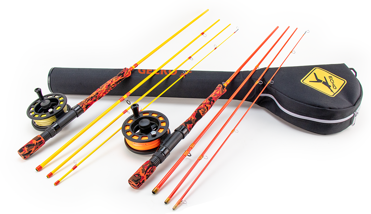 Echo Gecko Fly Rod and Reel Outfit, Kids Fly Fishing Outfits, Buy Youth  Fly Rods Online