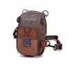 Lightweight chest pack with zippered main compartment for fly box storage