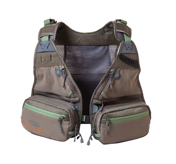 Lightweight Fishpond Women’s FlyLite Vest with 15 pockets for fly fishing gear