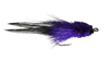 Colby's Sol Tarpon fly in black/purple color.