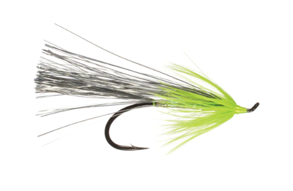FLY FISHING FLIES - Or/Yell. FLASHTAIL WHISTLER (Silver Flash) size 3/0 (3  pcs)