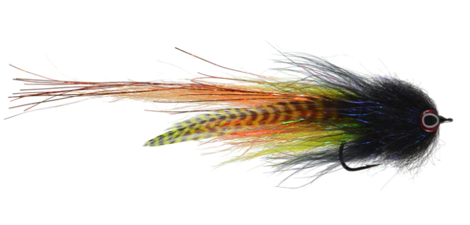 Satkowski Jurassic Pork fly in fire tiger color