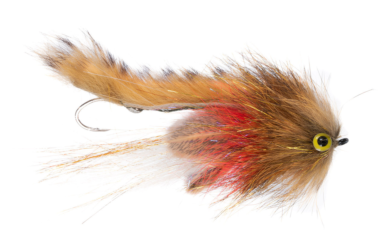 Bandit Sculpin Fly is a great bass and trout fly fishing streamer fly.