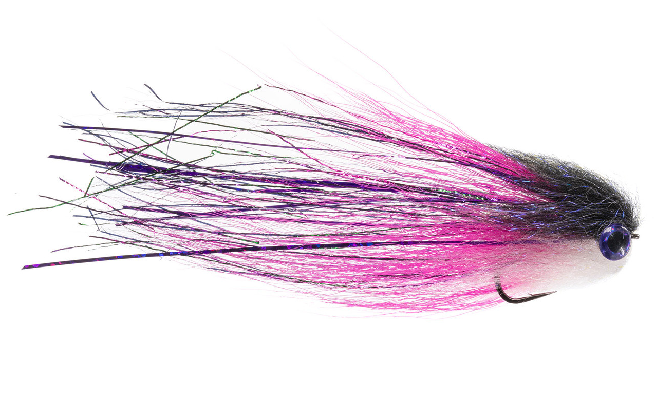 Jungle Junkie Jr. fly in holographic purple color.