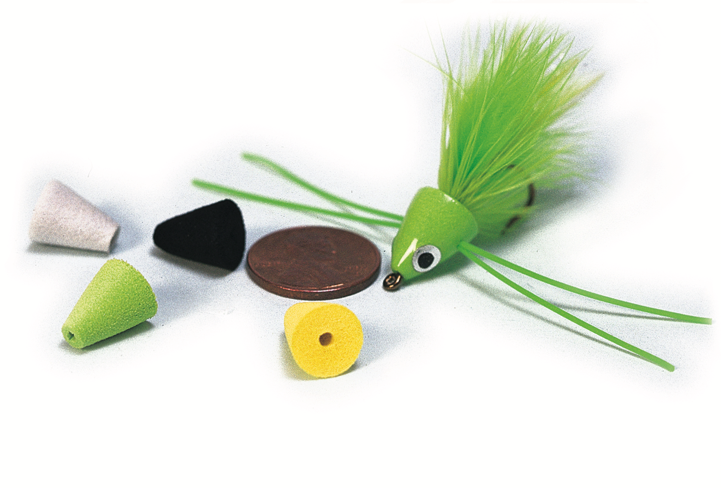 Rainy's Dinks Popper Heads for easy and versatile popper fly tying.