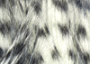 Hareline Barred Pseudo Hair White