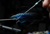 Smhaen Dubbing Needle being used on a salmon fly.