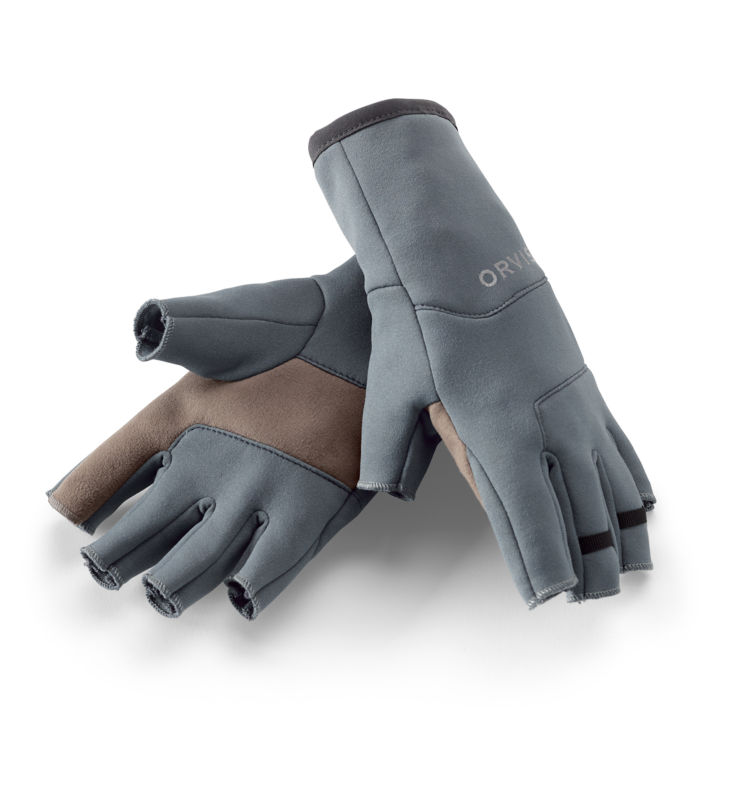 Orvis fly fishing gloves for cold weather.