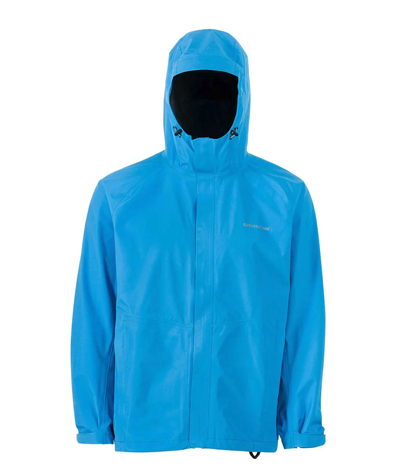 Lightweight and breathable GORE-TEX jacket by Grundens for outdoor use.