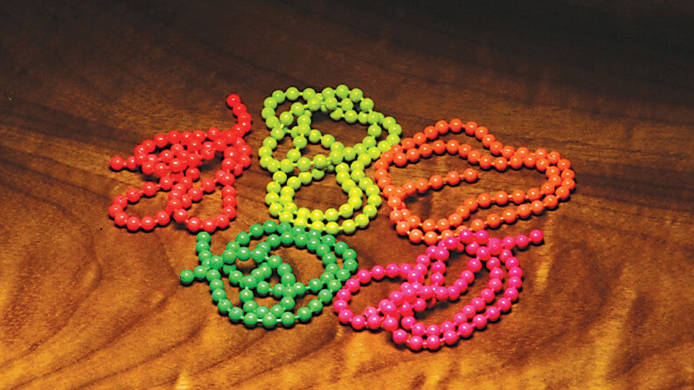 Hareline Bead Chain Fluorescent Colored