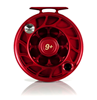 Front spool view of the Hatch Iconic Fly Reel 9 Plus Jolly Roger 3 Limited Edition