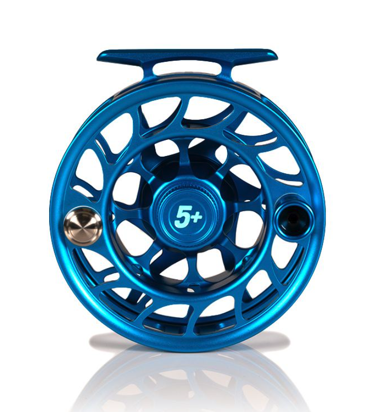 Order Hatch Iconic Fly Reel 5 Plus Kaiju Blue Limited Edition Large Arbor online free shipping.