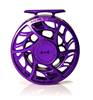 Drag knob view of Hatch Iconic Fly Reel 7 Plus Phantom Purple Limited Edition