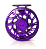 Drag knob view of Hatch Iconic Fly Reel 9 Plus Phantom Purple Limited Edition