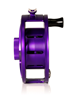 Arbor view of Hatch Iconic Fly Reel 9 Plus Phantom Purple Limited Edition