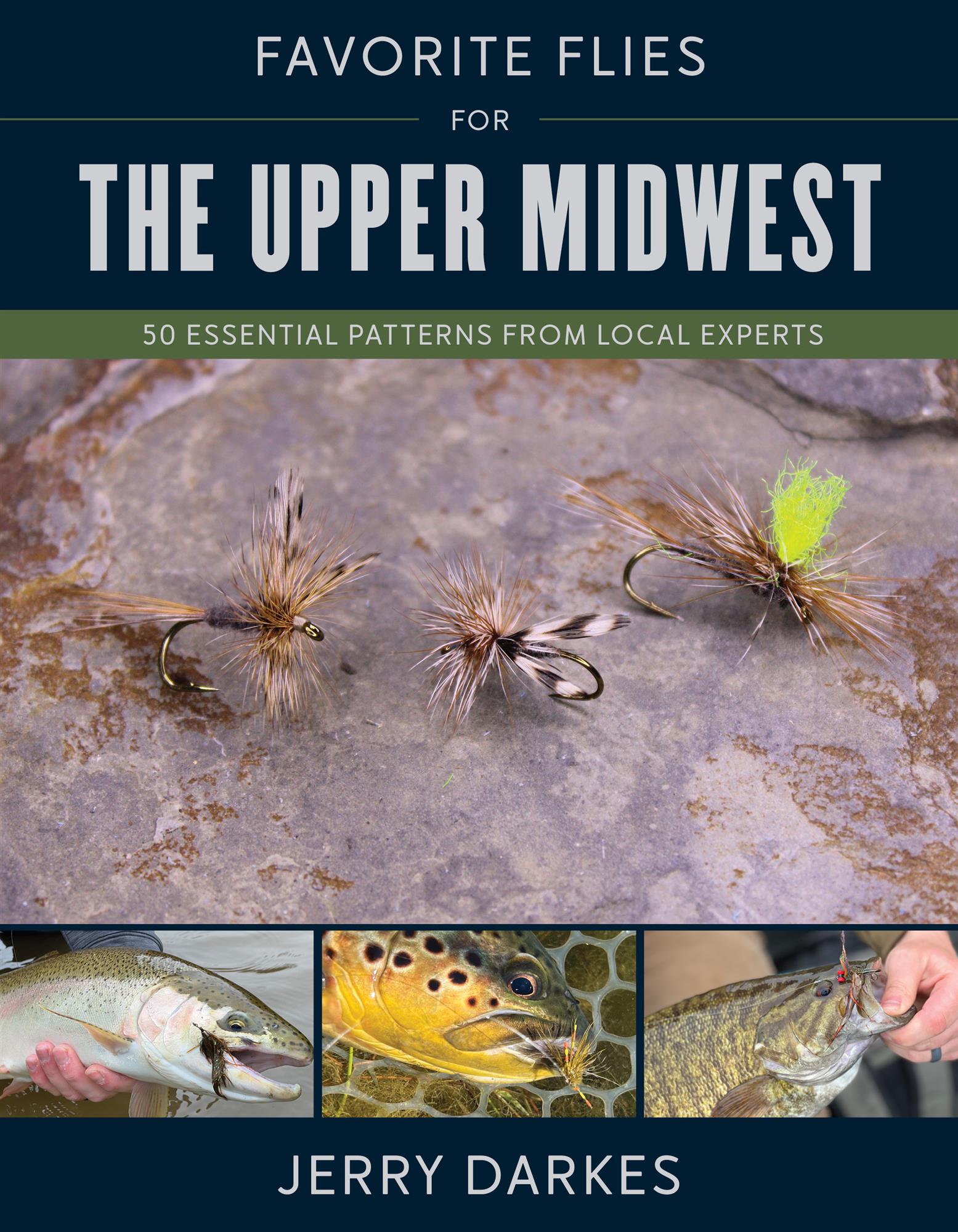 Front cover of Favorite Flies for the Upper Midwest Book by Jerry Darkes