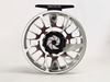 Clear color Nautilus GTS Fly Reel front.