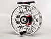 Clear color Nautilus GTS Fly Reel back