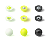 Oros Tech Pack includes a chartreuse, black and glow in the dark strike indicator for all fishing conditions.