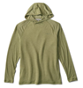 Orvis DriCast Hoodie close-up showing its sleek design and advanced moisture-management technology.