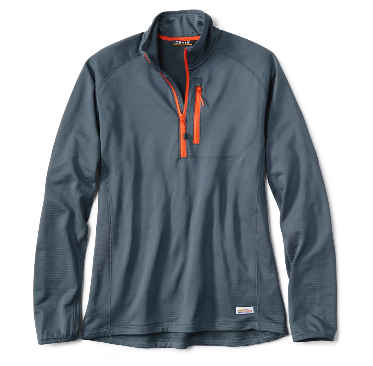 Warm and breathable Orvis fleece for cool-weather adventures.