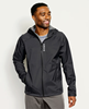 Lightweight outdoor jacket with a full-length zipper.