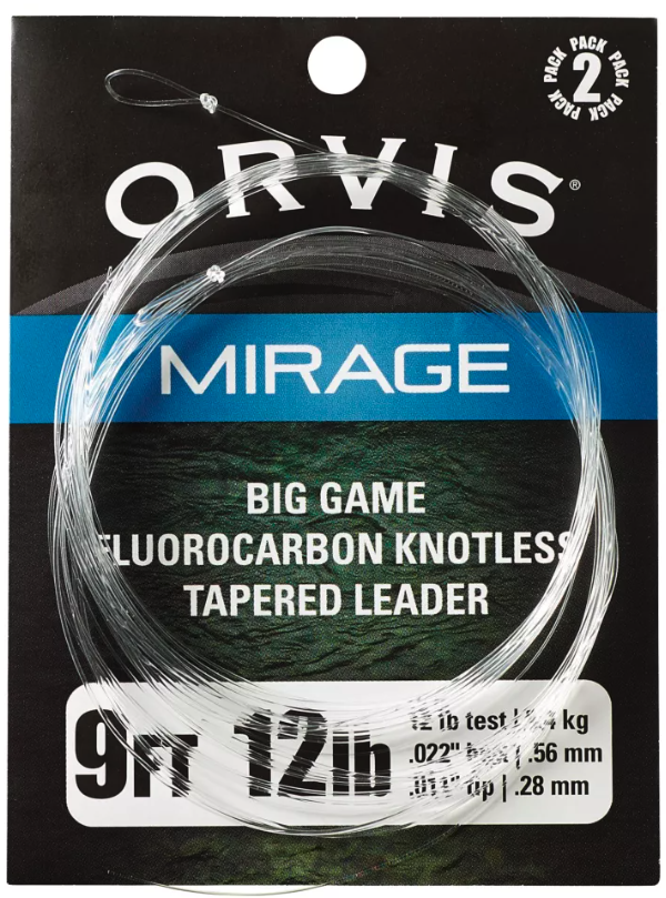 Orvis Mirage Big Game Leaders 2pk, Best Saltwater Fly Fishing Leaders, Orvis Fly Gear
