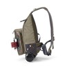 Side profile for  Orvis Sling Pack in dusty olive