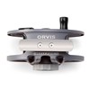 Reel Foot view of empty Charcoal Orvis Clearwater Fly Reel