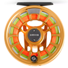 Matte anodized Orvis Hydros fly reel with stainless steel disc washers