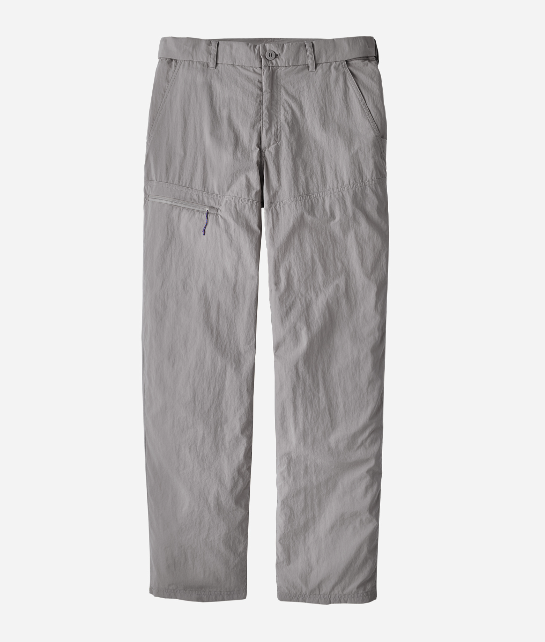 Patagonia Sandy Cay Pants in salt grey color.