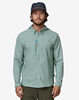 Patagonia River Rambler Hybrid Sun Hoody in Action – Perfect for River Adventures with UV Protection