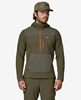 Men's R2 TechFace Pullover from Patagonia, showcasing its durable, wind-resistant design for rugged conditions.