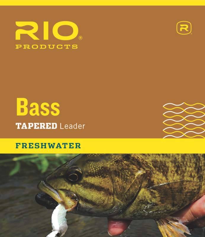 RIO 9' Bass Knotless Leader - 3 Pack, RIO Bass Fly Fishing Leaders For  Sale Online
