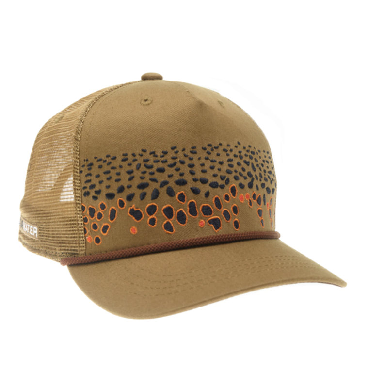 Rep Your Water Brown Trout Skin 2.0 5-Panel Hat, Buy Rep Your Water Trout  Hats Online at