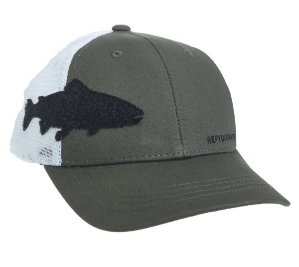 fly fishing logo hats