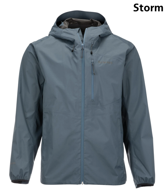 Simms FLYWEIGHT Shell Jacket, Best Flats Fishing Rain Jacket, Lightweight  Gore-Tex Fishing Jacket