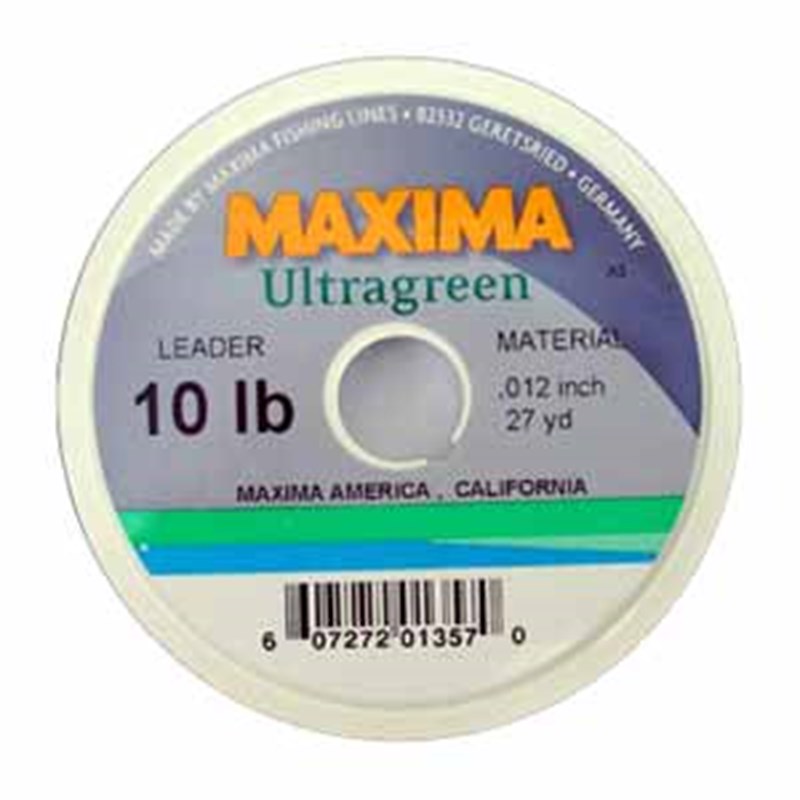 Maxima Ultragreen 10lb .012 Inch 27yd Fishing Line