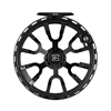 Image of Hardy's Fortuna Regent Fly Reel in black from the front